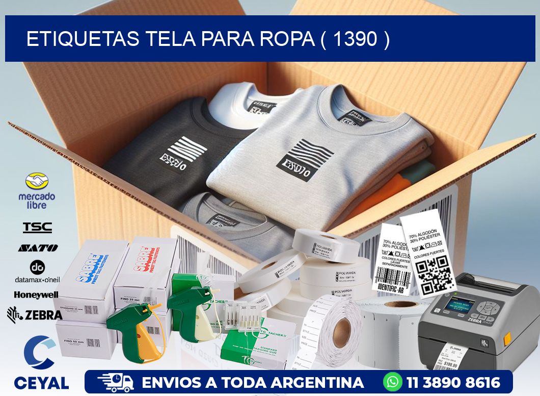 ETIQUETAS TELA PARA ROPA ( 1390 )