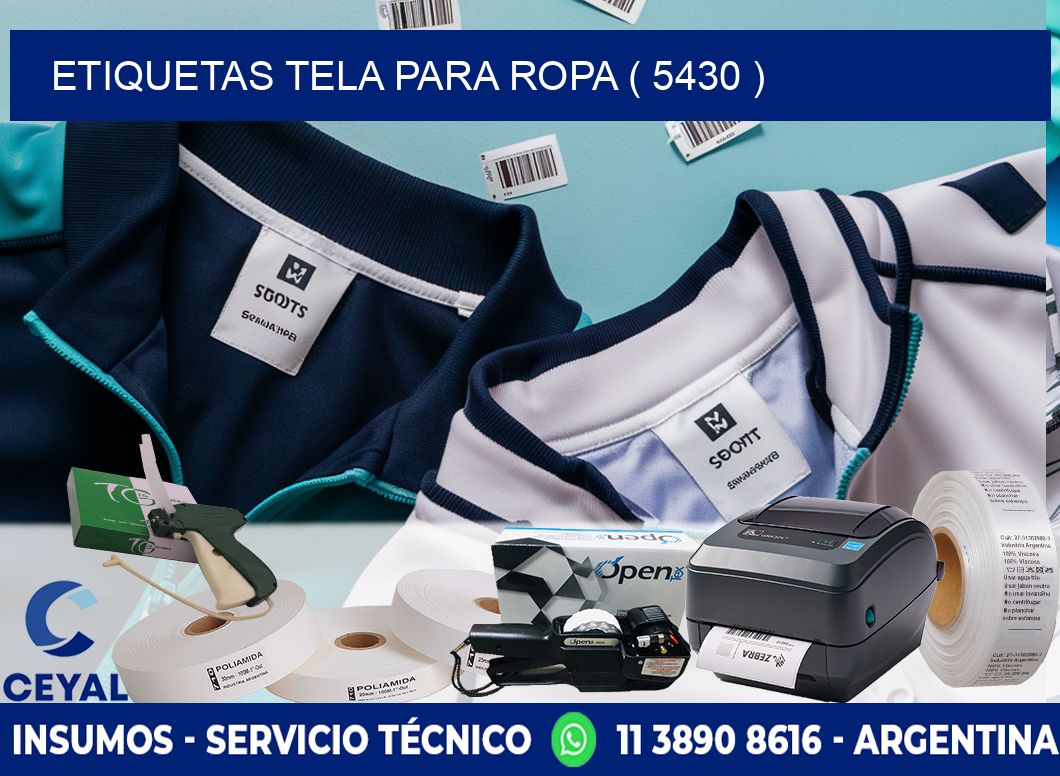 ETIQUETAS TELA PARA ROPA ( 5430 )