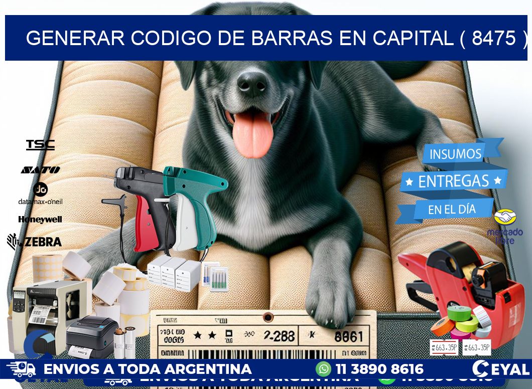 GENERAR CODIGO DE BARRAS EN CAPITAL ( 8475 )