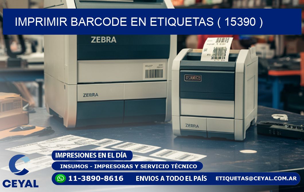 IMPRIMIR BARCODE EN ETIQUETAS ( 15390 )