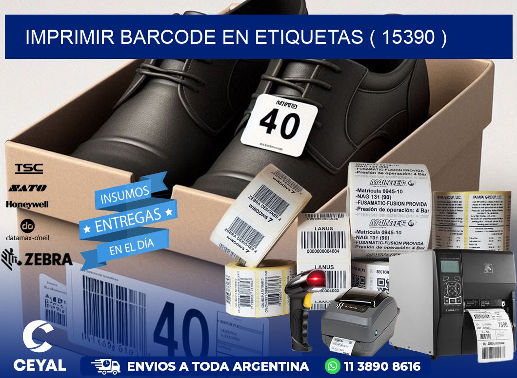 IMPRIMIR BARCODE EN ETIQUETAS ( 15390 )