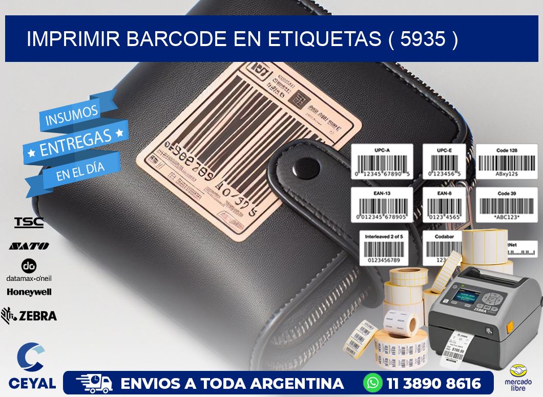 IMPRIMIR BARCODE EN ETIQUETAS ( 5935 )