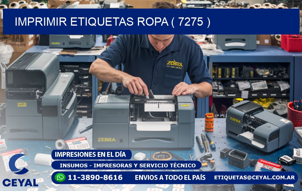 IMPRIMIR ETIQUETAS ROPA ( 7275 )