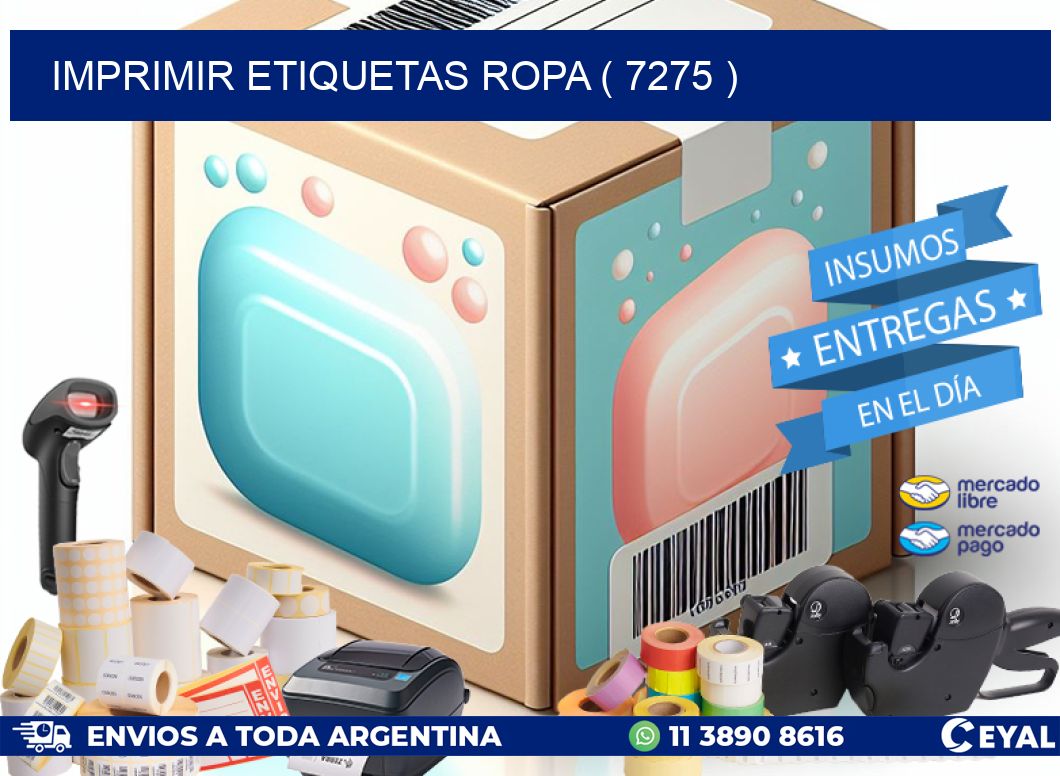 IMPRIMIR ETIQUETAS ROPA ( 7275 )
