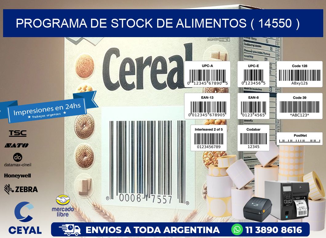 PROGRAMA DE STOCK DE ALIMENTOS ( 14550 )