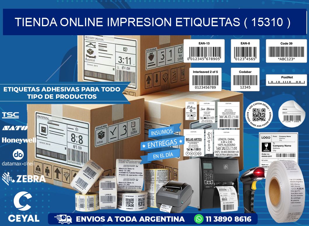 TIENDA ONLINE IMPRESION ETIQUETAS ( 15310 )