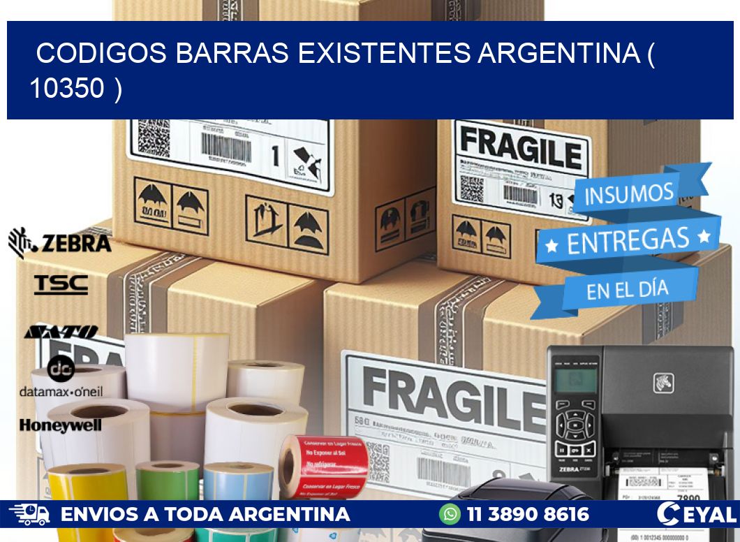 codigos barras existentes argentina ( 10350 )
