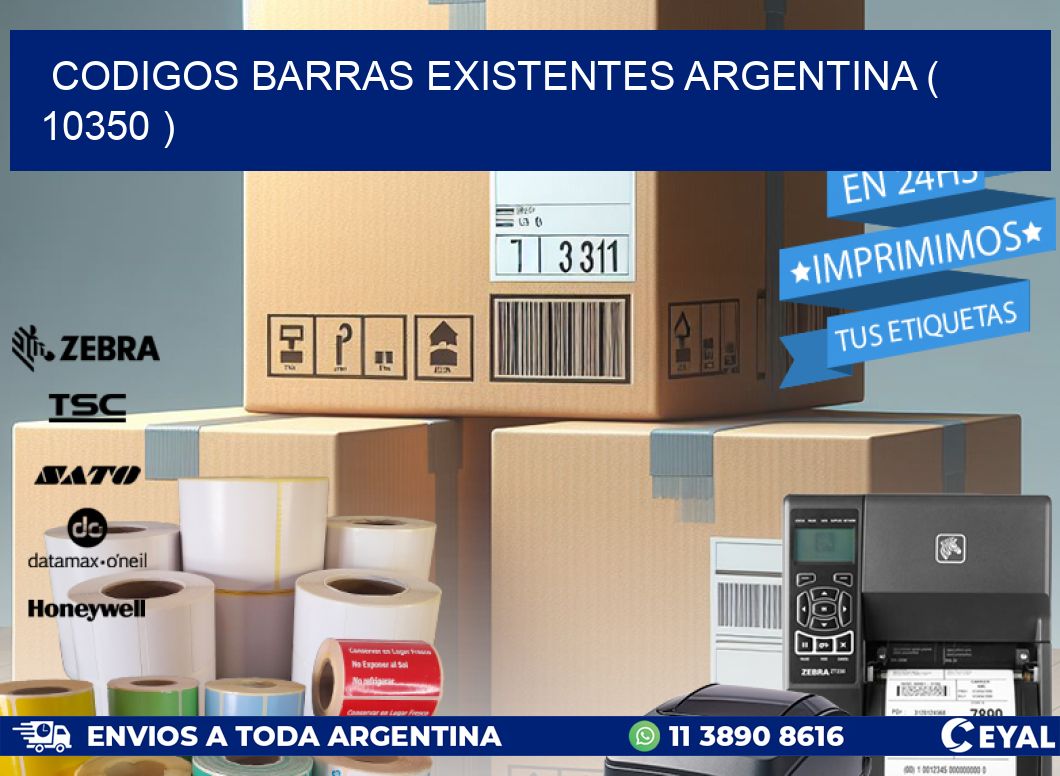 codigos barras existentes argentina ( 10350 )