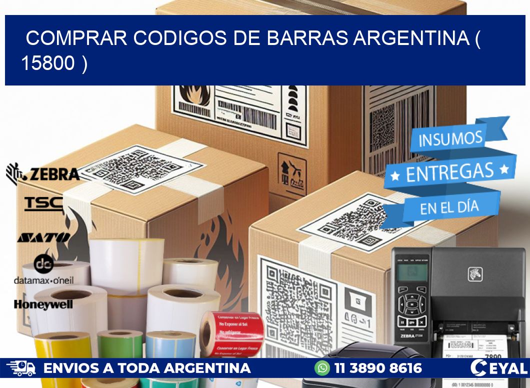 comprar codigos de barras argentina ( 15800 )