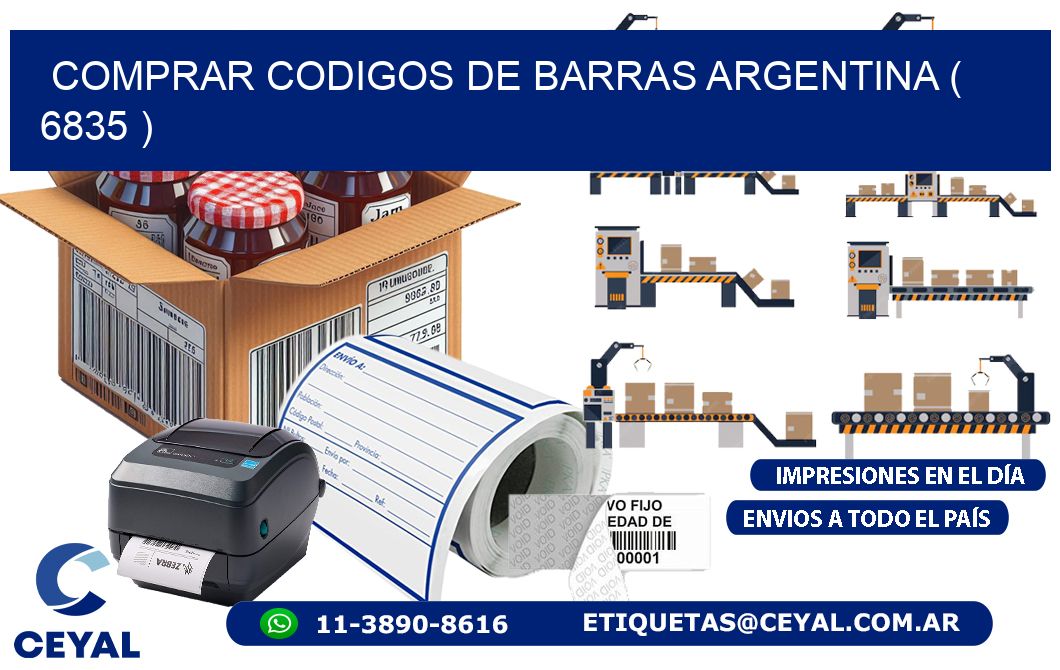 comprar codigos de barras argentina ( 6835 )
