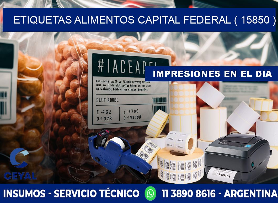 etiquetas alimentos capital federal ( 15850 )