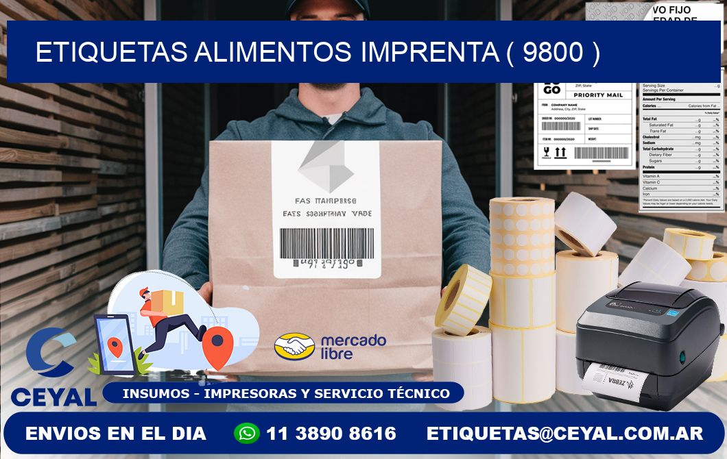 etiquetas alimentos imprenta ( 9800 )
