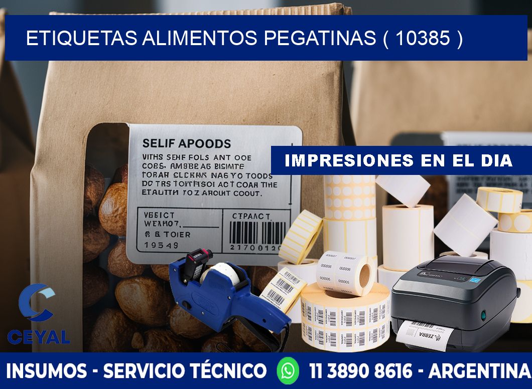 etiquetas alimentos pegatinas ( 10385 )