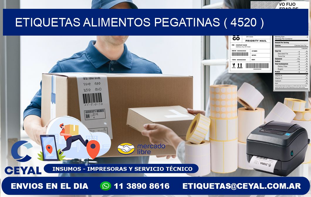 etiquetas alimentos pegatinas ( 4520 )