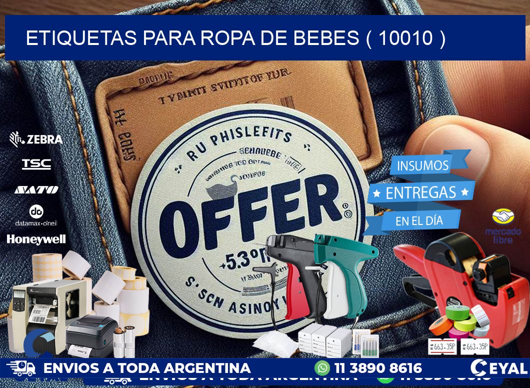 etiquetas para ropa de bebes ( 10010 )