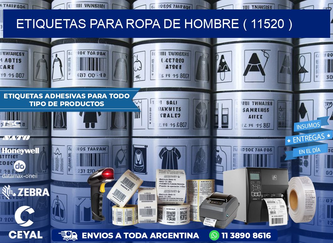 etiquetas para ropa de hombre ( 11520 )
