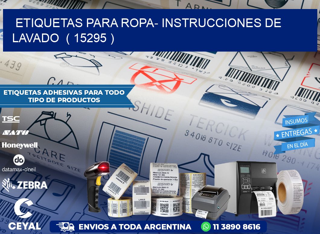 etiquetas para ropa- instrucciones de lavado  ( 15295 )