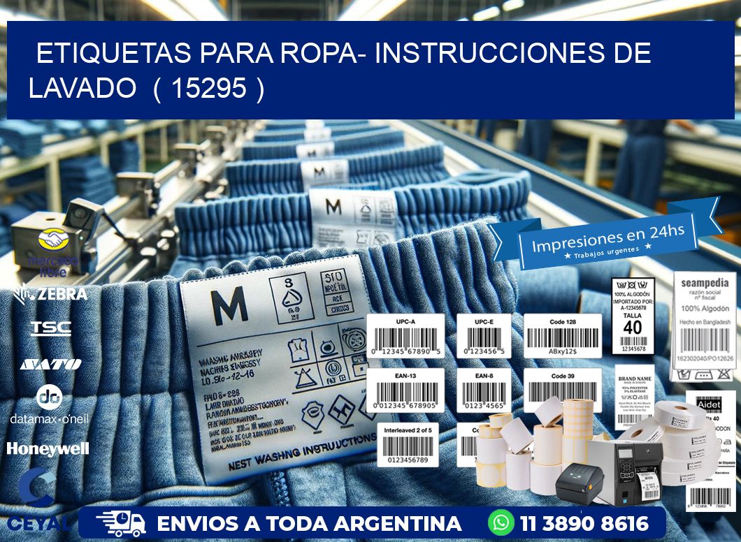etiquetas para ropa- instrucciones de lavado  ( 15295 )
