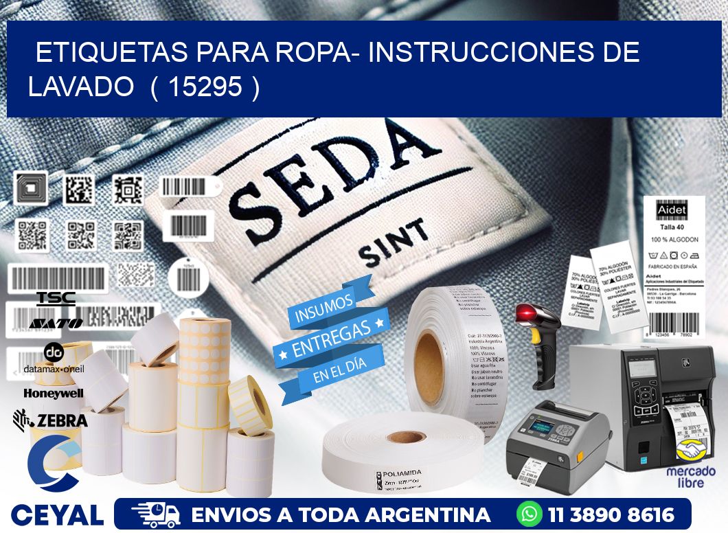 etiquetas para ropa- instrucciones de lavado  ( 15295 )
