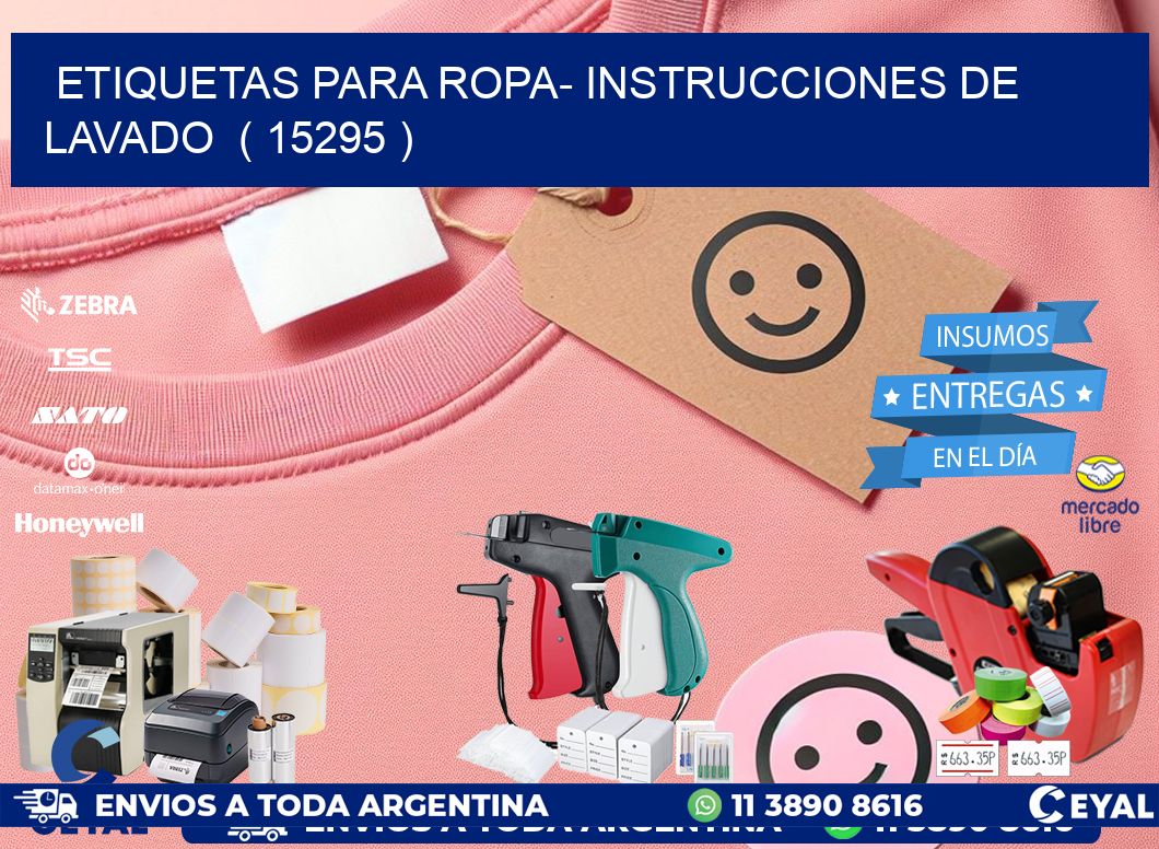 etiquetas para ropa- instrucciones de lavado  ( 15295 )