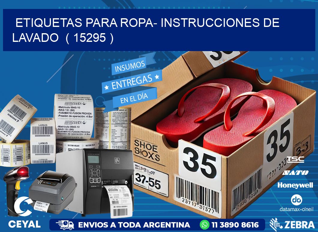 etiquetas para ropa- instrucciones de lavado  ( 15295 )