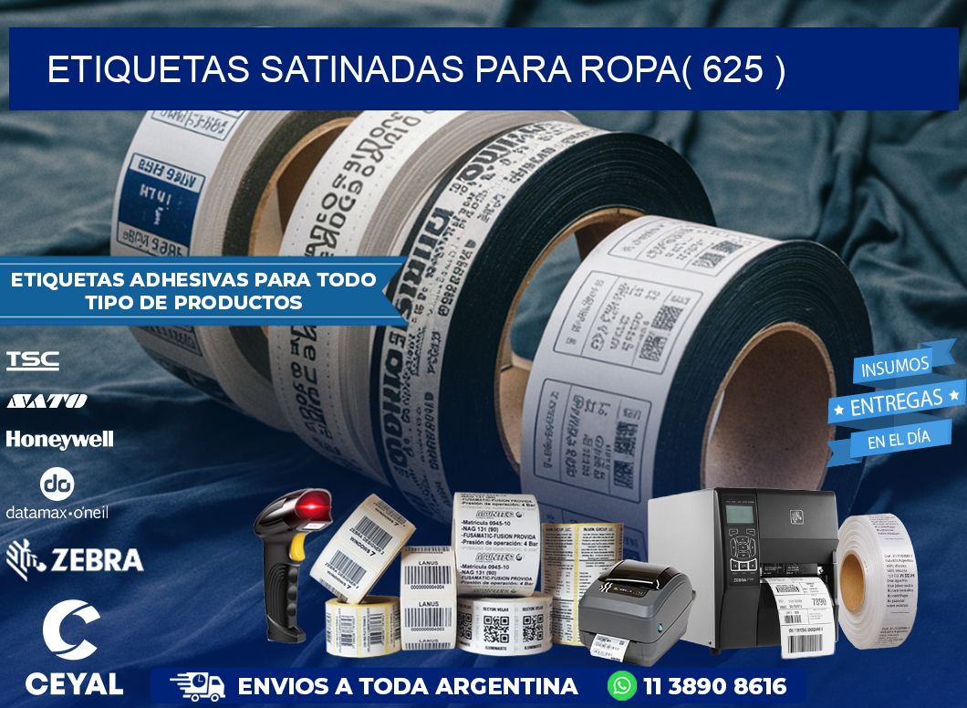 etiquetas satinadas para ropa( 625 )