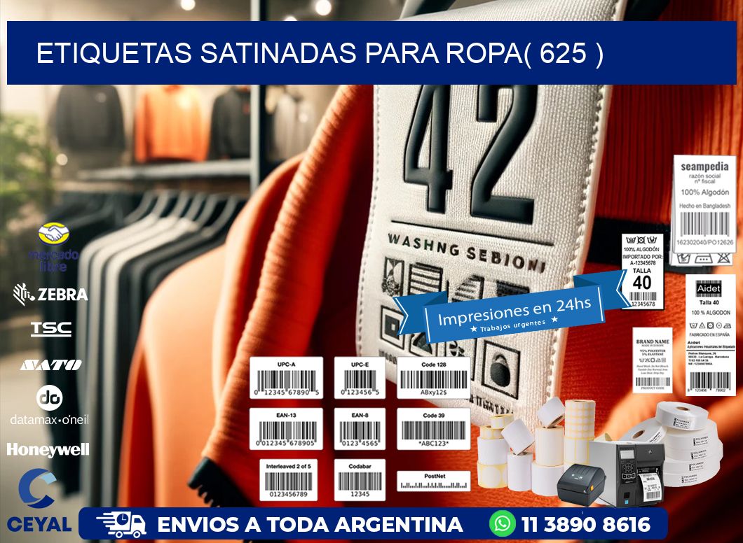 etiquetas satinadas para ropa( 625 )
