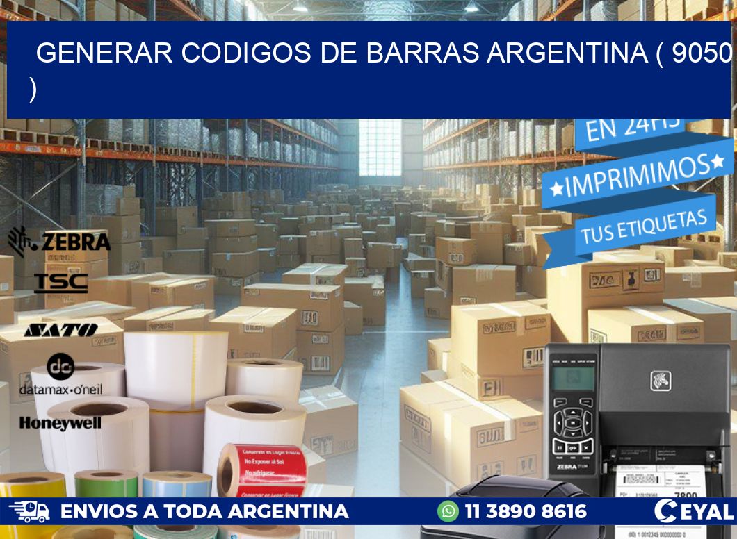 generar codigos de barras argentina ( 9050 )