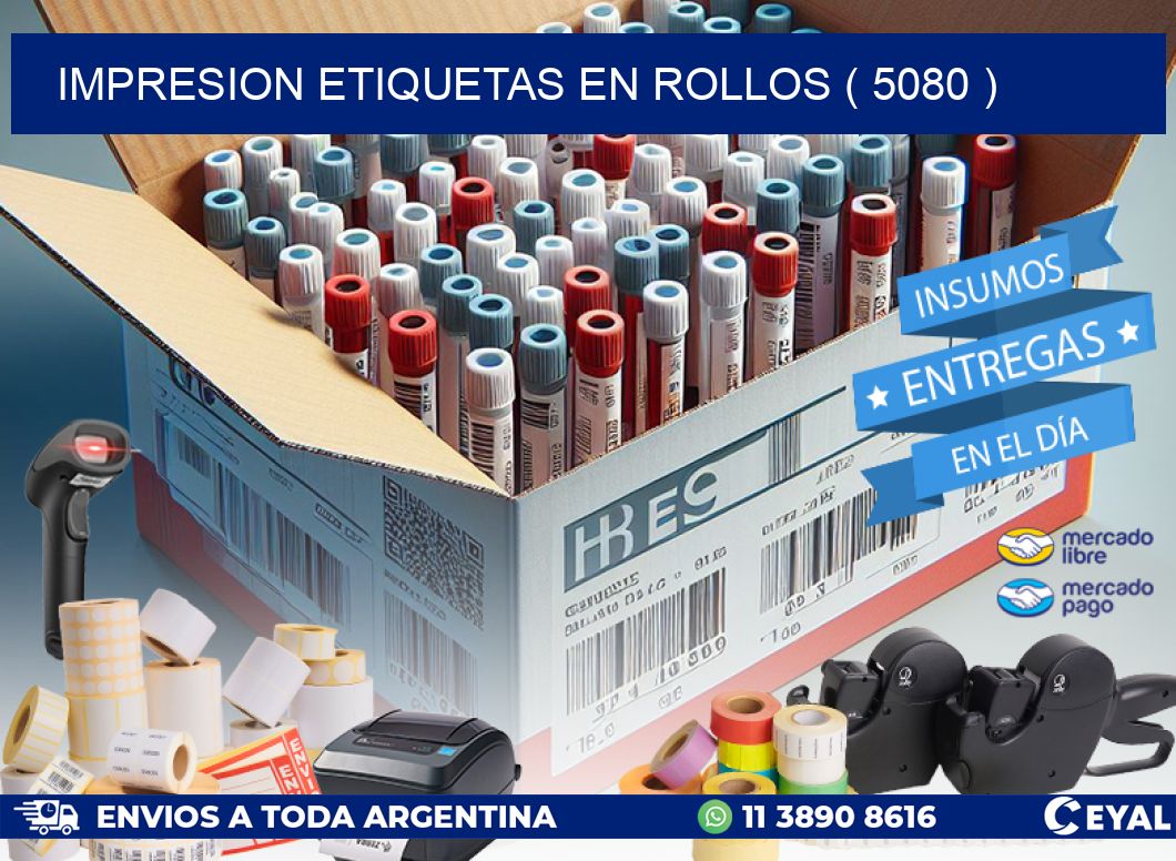 impresion etiquetas en rollos ( 5080 )