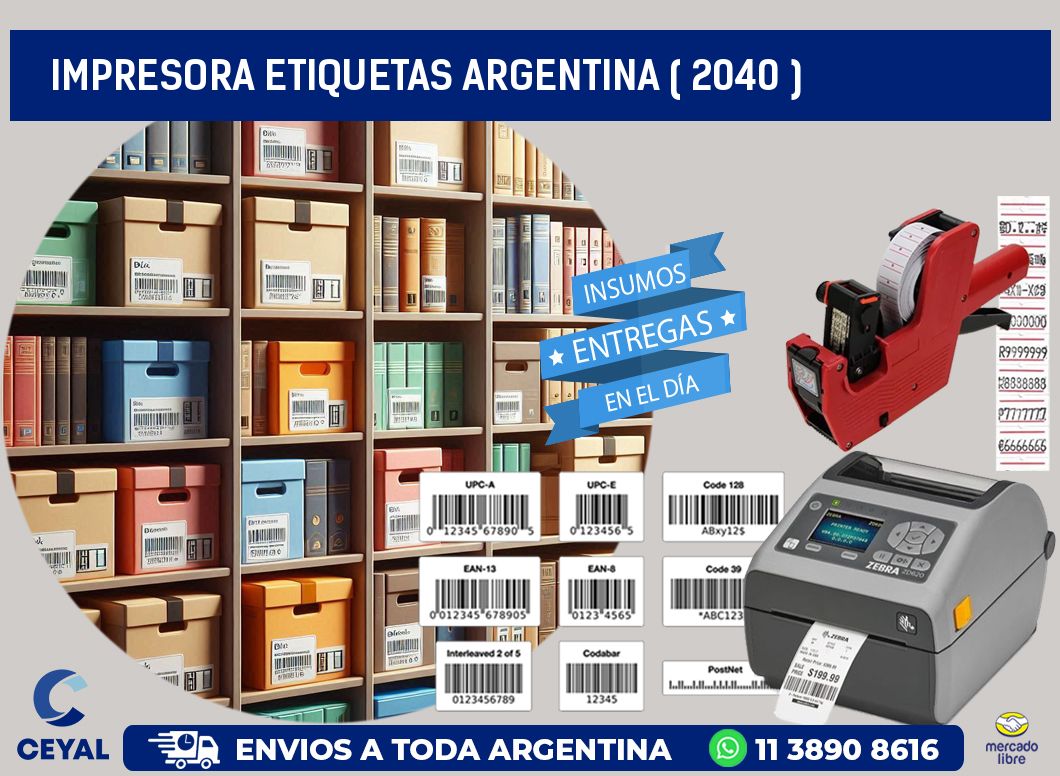 impresora etiquetas argentina ( 2040 )