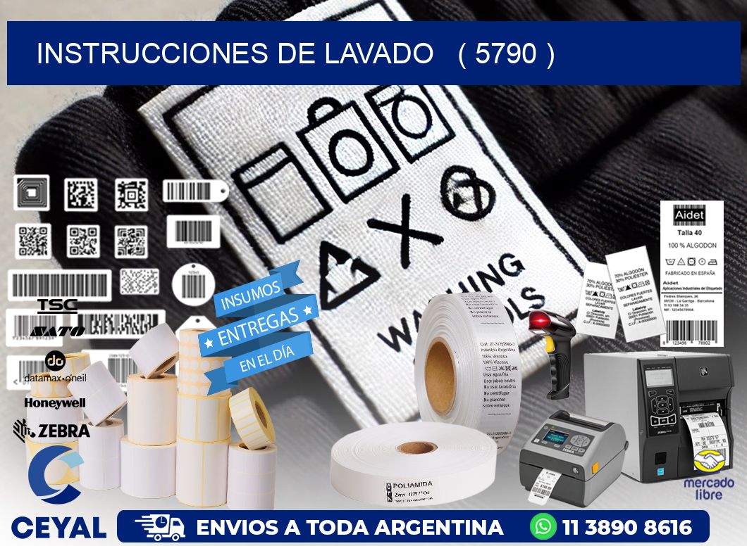 instrucciones de lavado   ( 5790 )