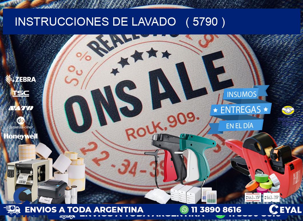 instrucciones de lavado   ( 5790 )