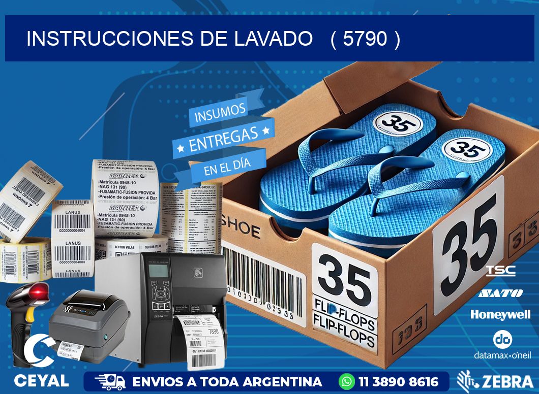 instrucciones de lavado   ( 5790 )