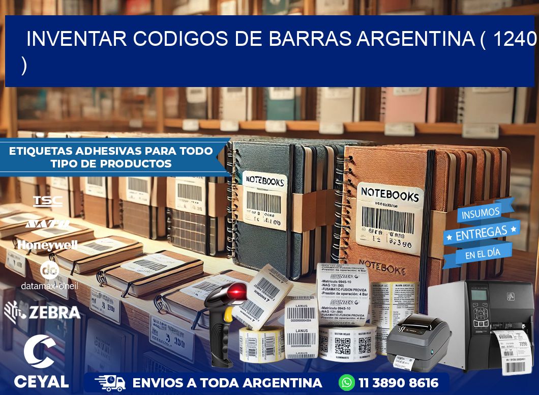 inventar codigos de barras argentina ( 1240 )