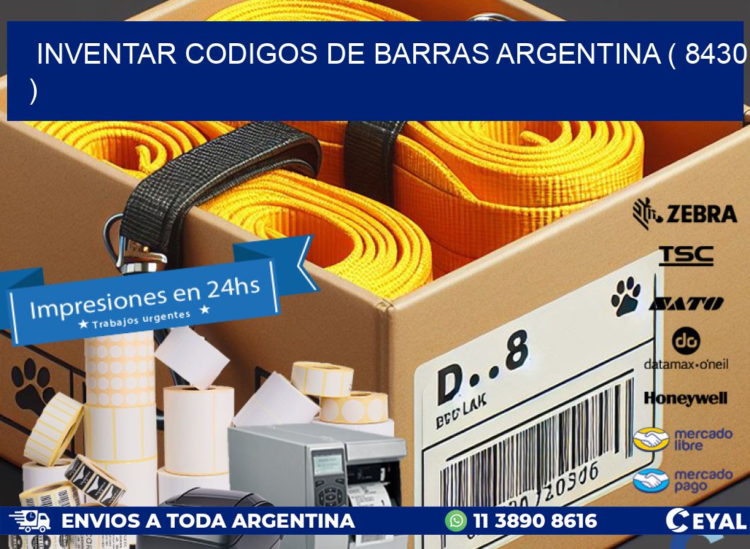 inventar codigos de barras argentina ( 8430 )