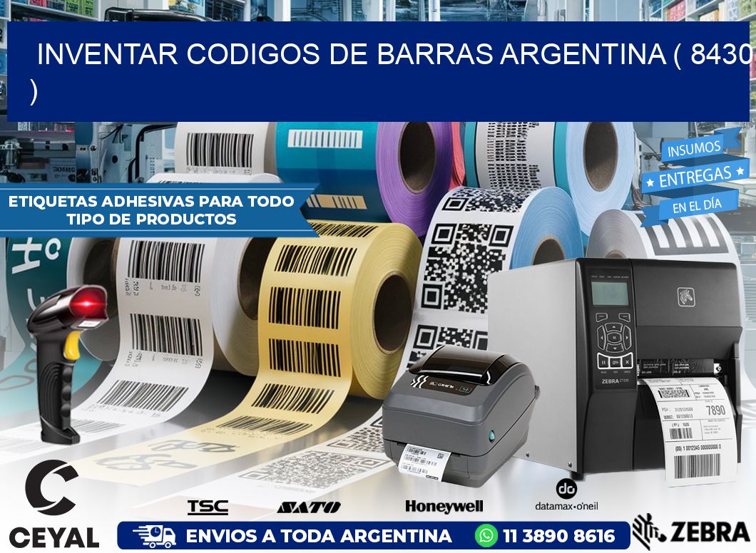 inventar codigos de barras argentina ( 8430 )