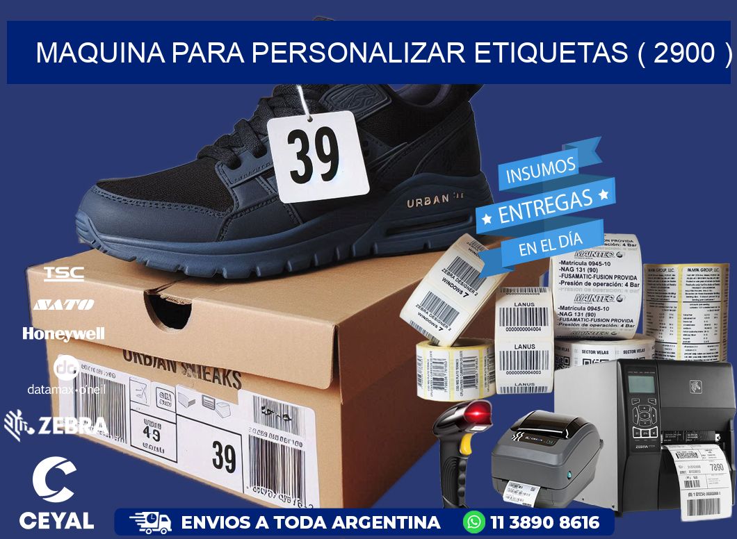 maquina para personalizar etiquetas ( 2900 )