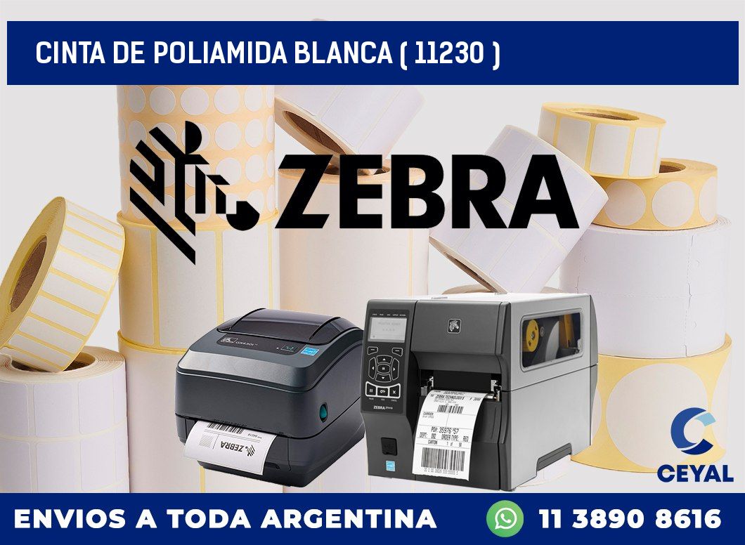 CINTA DE POLIAMIDA BLANCA ( 11230 )