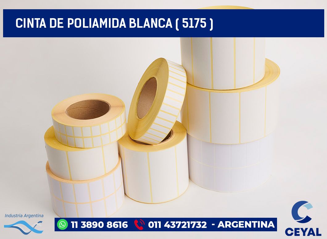 CINTA DE POLIAMIDA BLANCA ( 5175 )