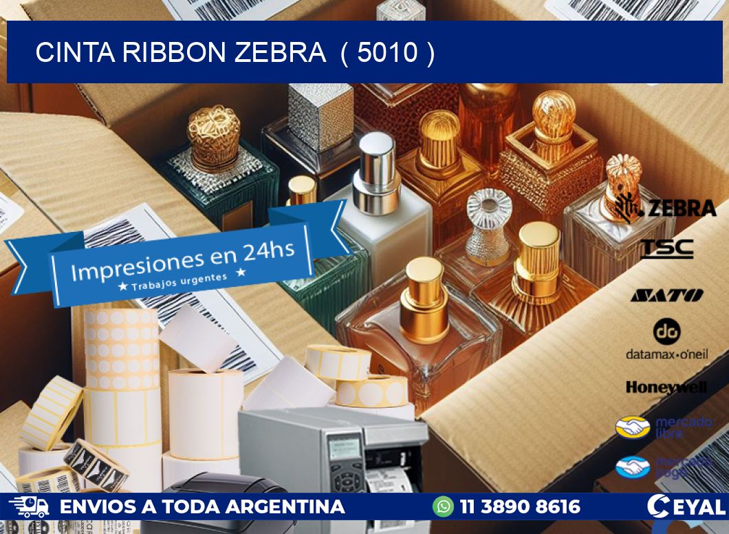 CINTA RIBBON ZEBRA  ( 5010 )