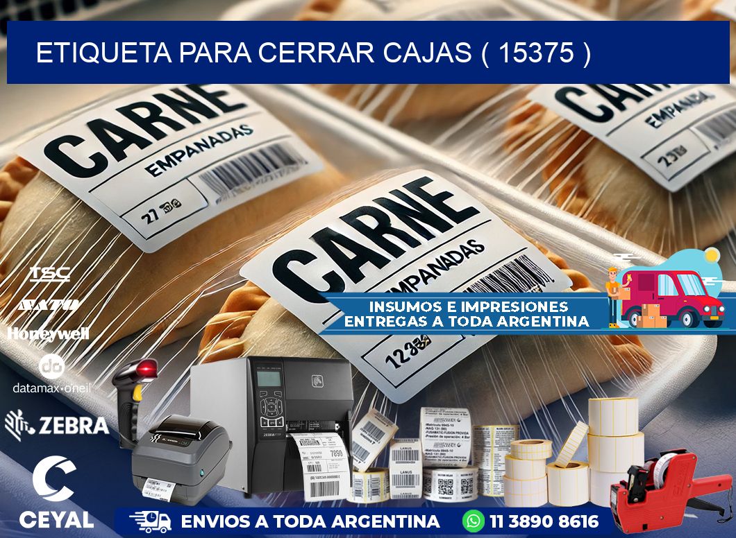 ETIQUETA PARA CERRAR CAJAS ( 15375 )