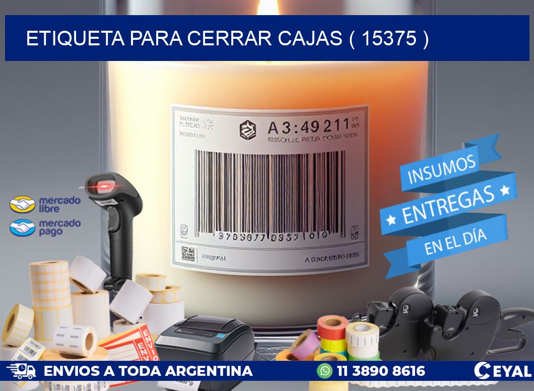 ETIQUETA PARA CERRAR CAJAS ( 15375 )
