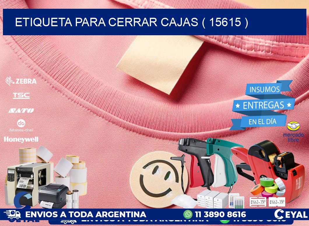 ETIQUETA PARA CERRAR CAJAS ( 15615 )