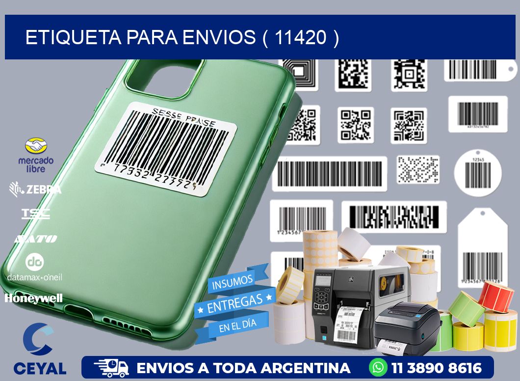ETIQUETA PARA ENVIOS ( 11420 )