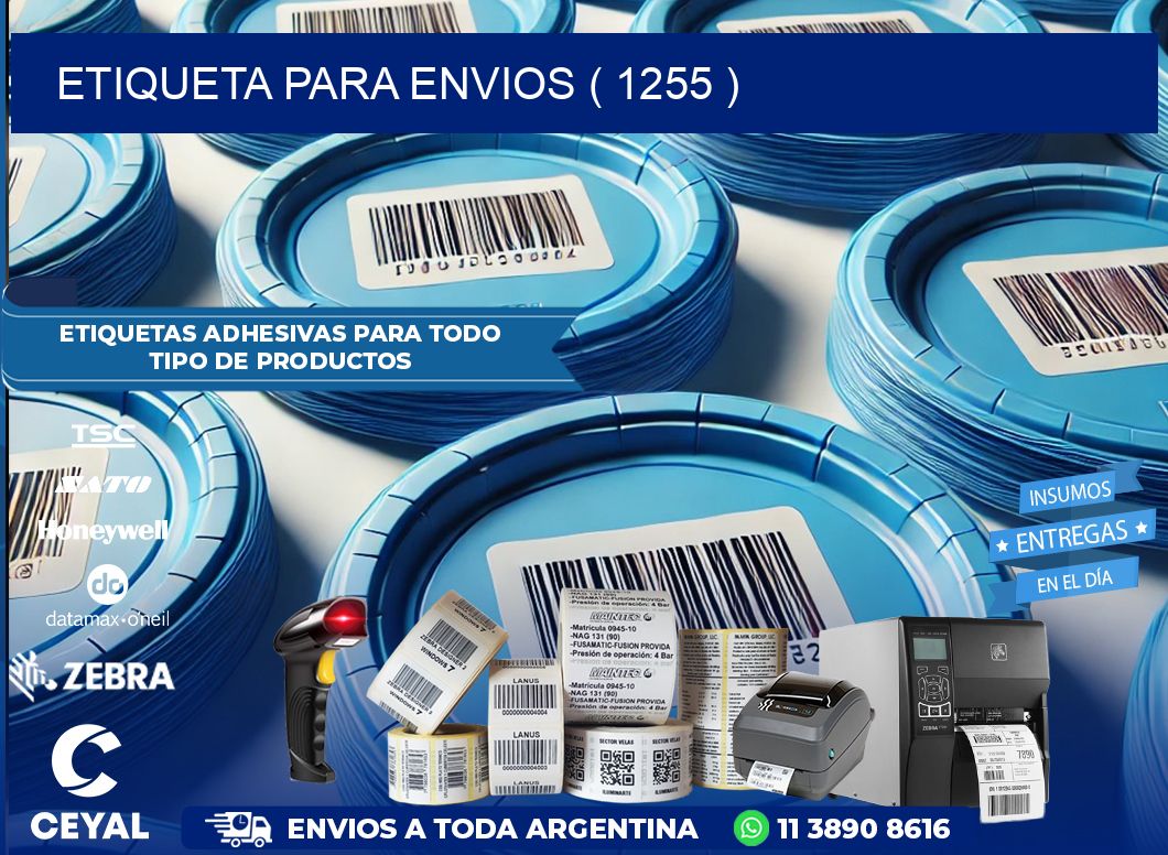 ETIQUETA PARA ENVIOS ( 1255 )