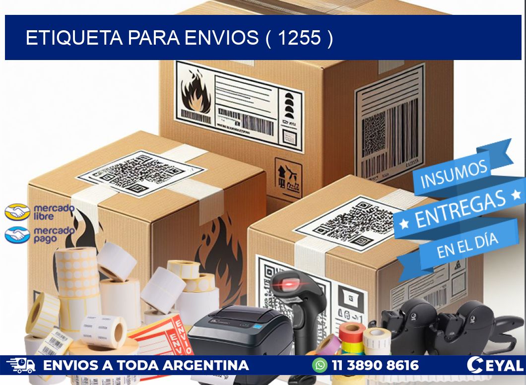 ETIQUETA PARA ENVIOS ( 1255 )