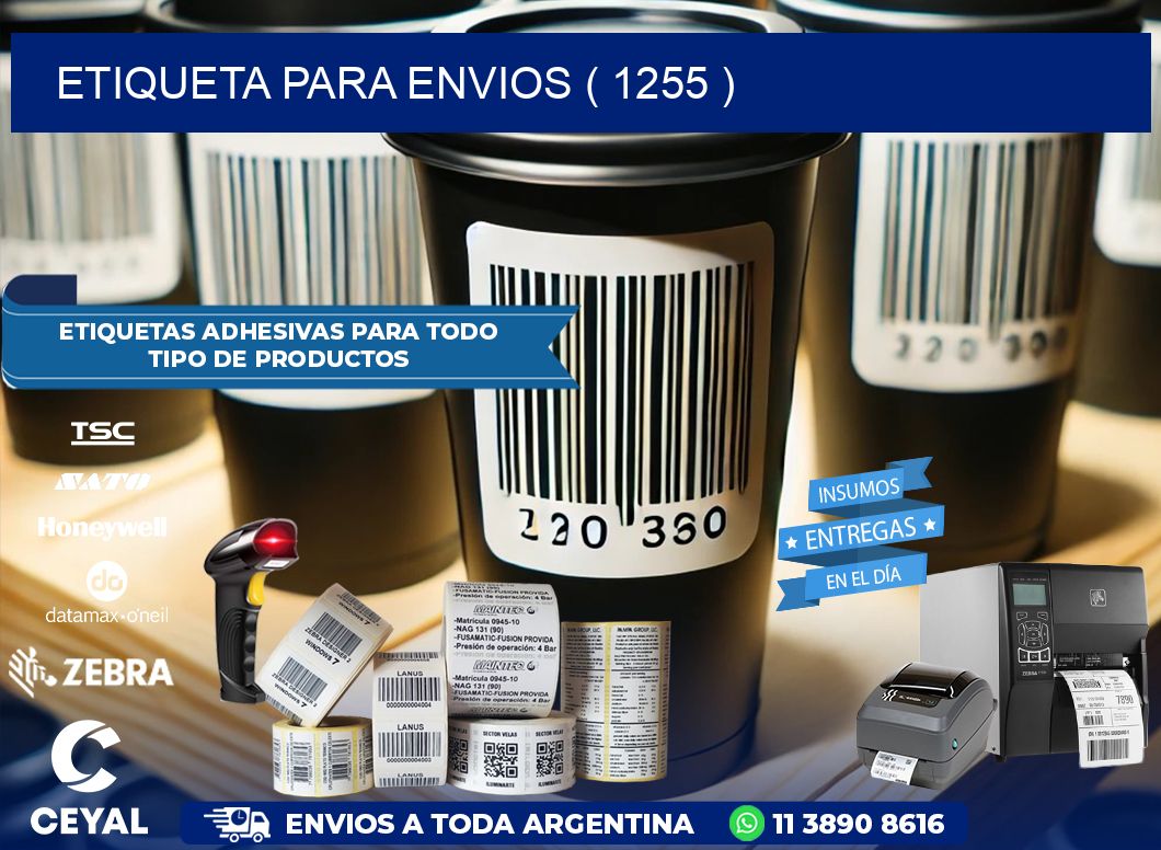 ETIQUETA PARA ENVIOS ( 1255 )