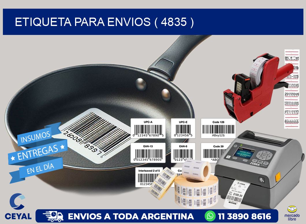 ETIQUETA PARA ENVIOS ( 4835 )