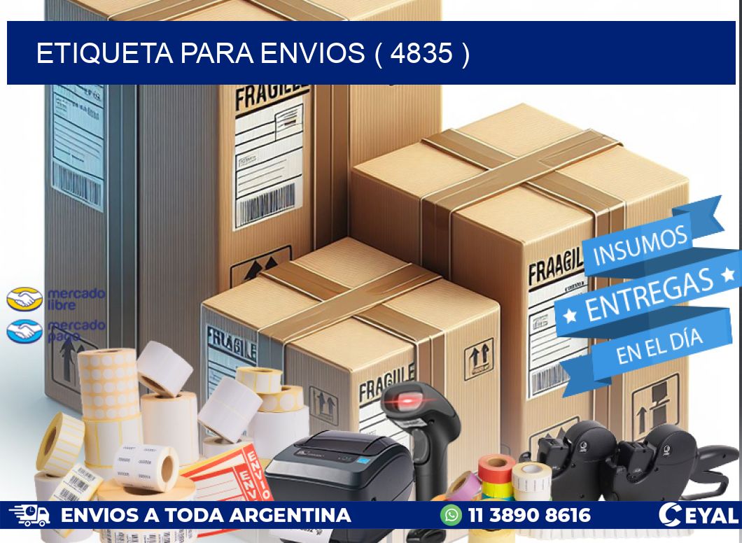 ETIQUETA PARA ENVIOS ( 4835 )