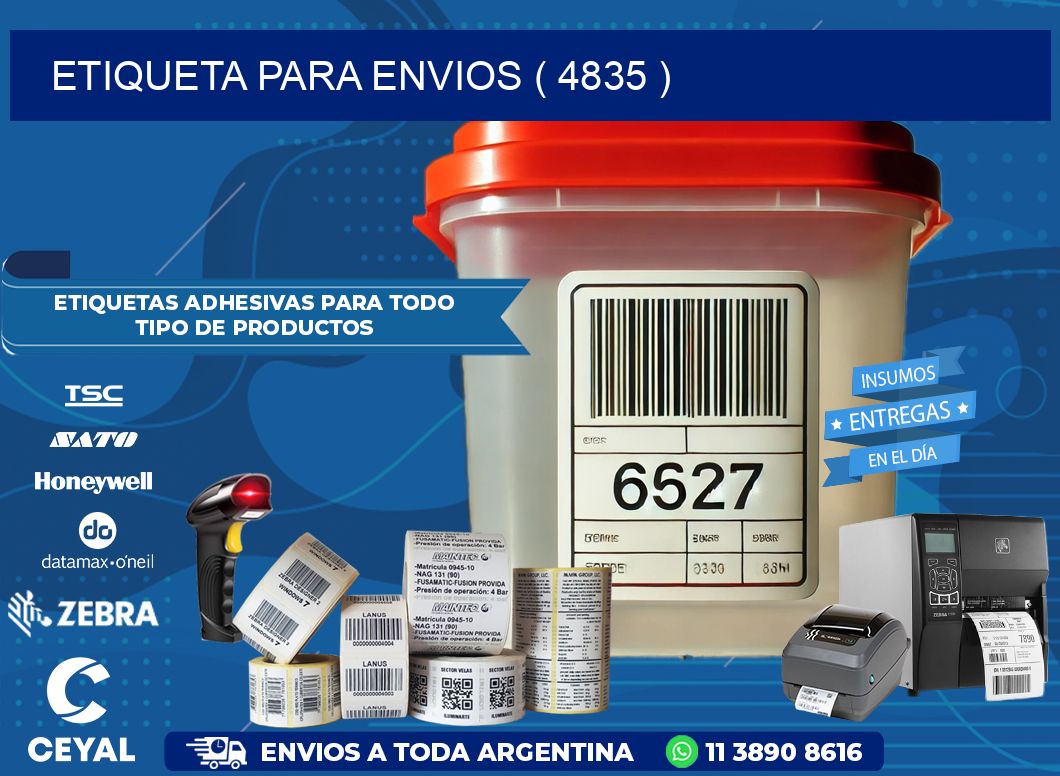 ETIQUETA PARA ENVIOS ( 4835 )